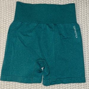 G athletica green/teal biker shorts